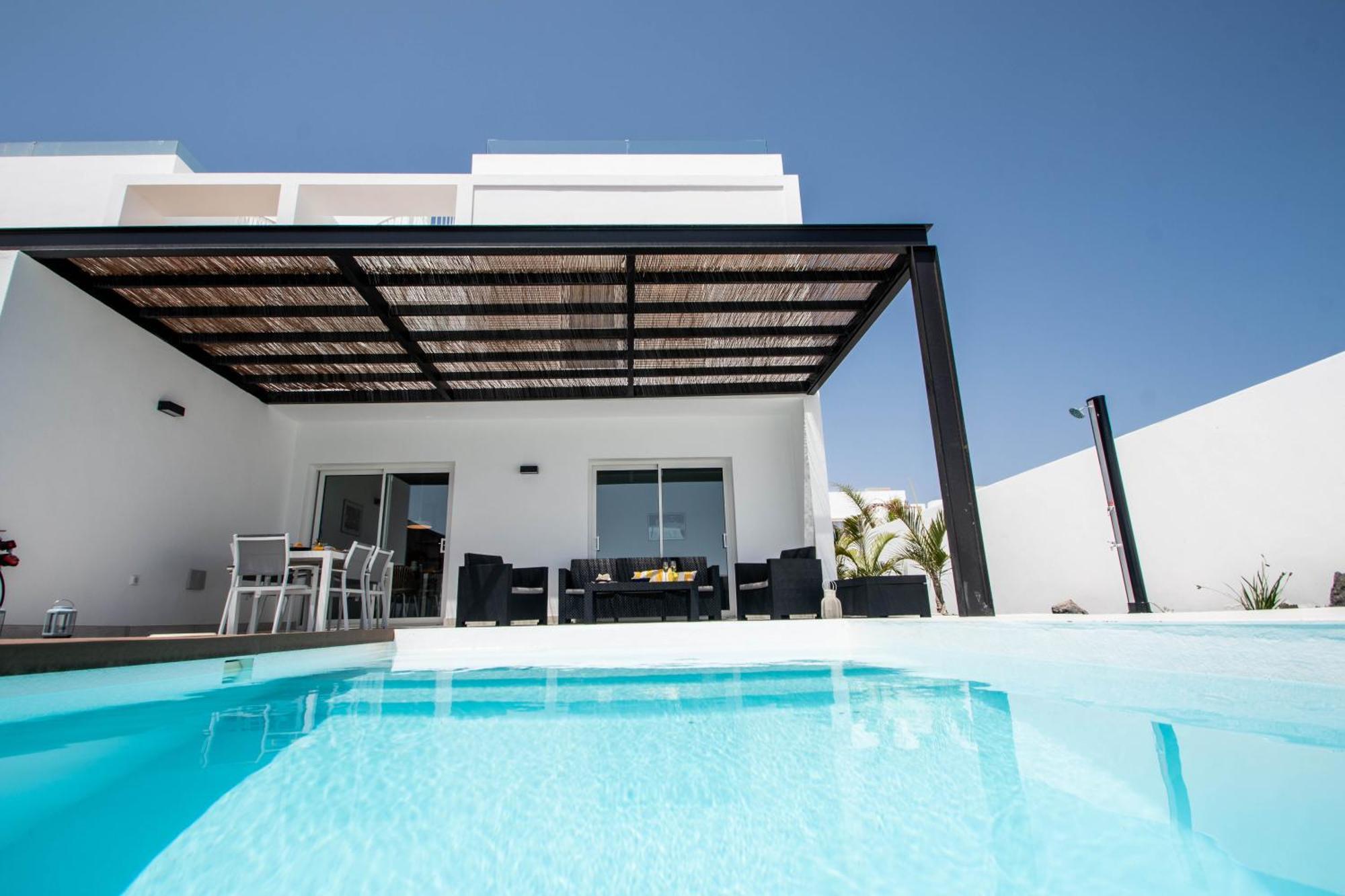 פלאיה בלנקה Serena Villa 38 - Heated Pool, Sea Views, Ac, High Speed Internet מראה חיצוני תמונה