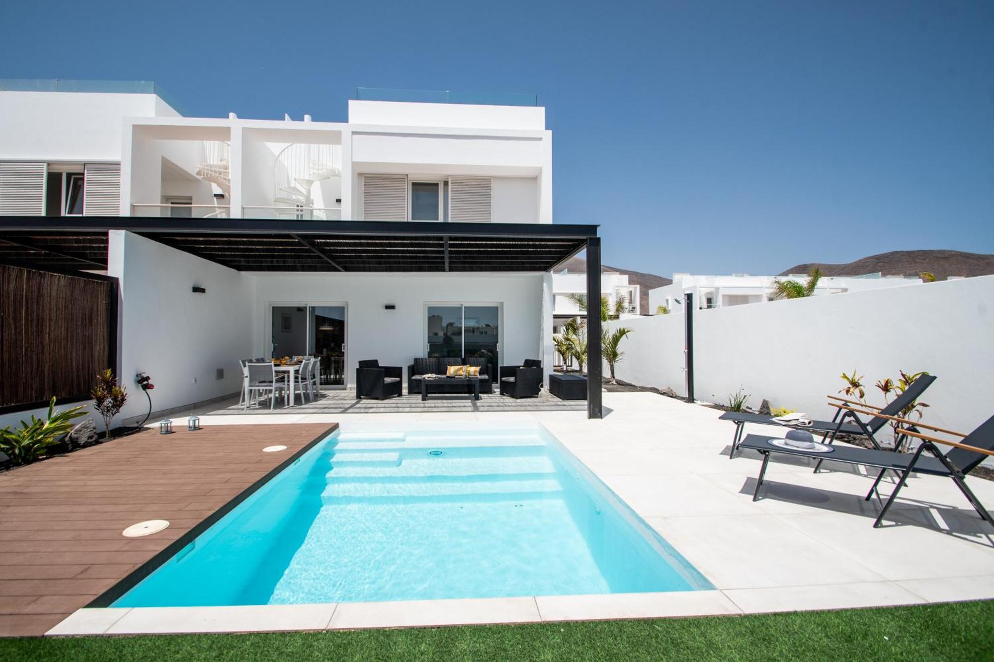 פלאיה בלנקה Serena Villa 38 - Heated Pool, Sea Views, Ac, High Speed Internet מראה חיצוני תמונה